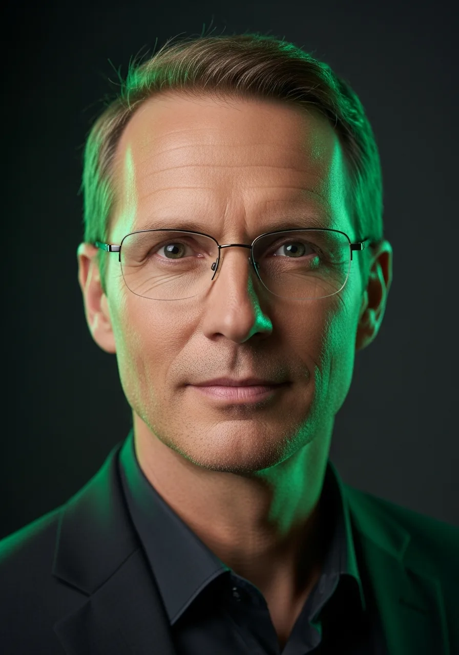 Portrait of Edmund, Bookkeeper AI specialist on the Eve CXO team