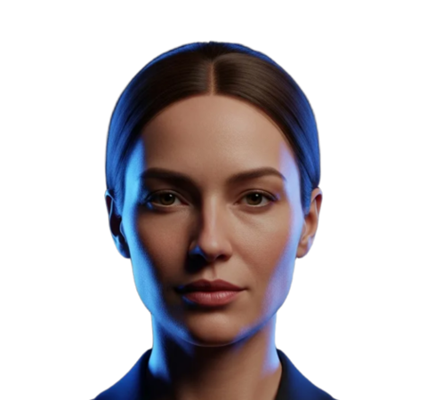 Portrait of Diana, Head of Legal of your AI legal department in Eve CXO