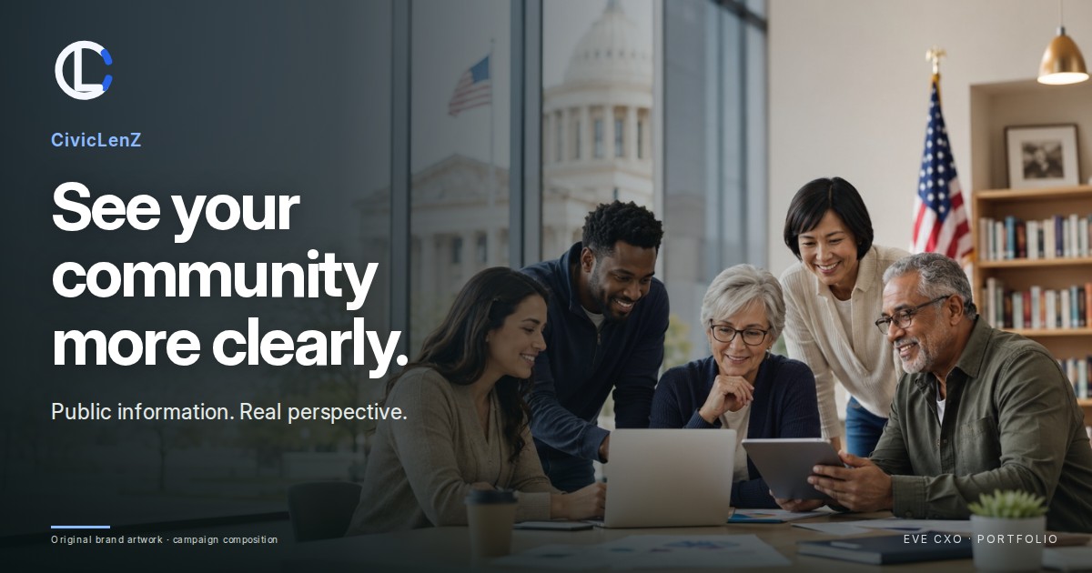 CivicLenZ — See your community more clearly. Public information. Real perspective..