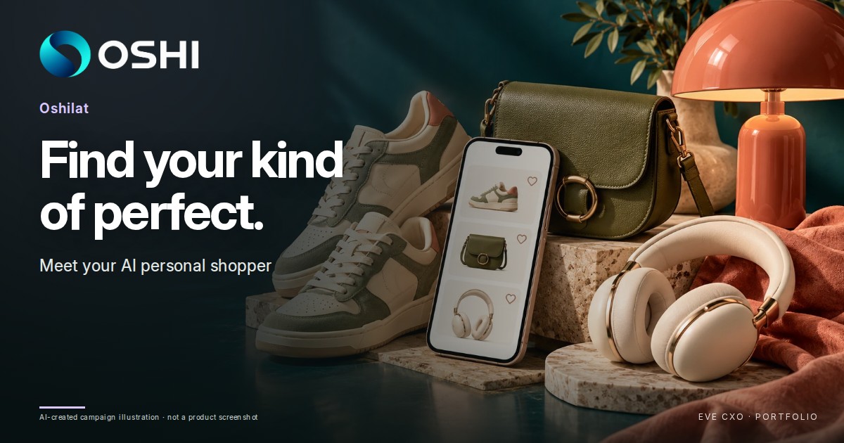 Oshilat — Find your kind of perfect. Meet your AI personal shopper.